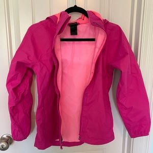 Pink North Face rain jacket! (with small smudge)